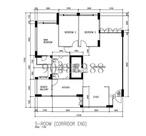 Blk 550 Woodlands Drive 44 (Woodlands), HDB 5 Rooms #157967682